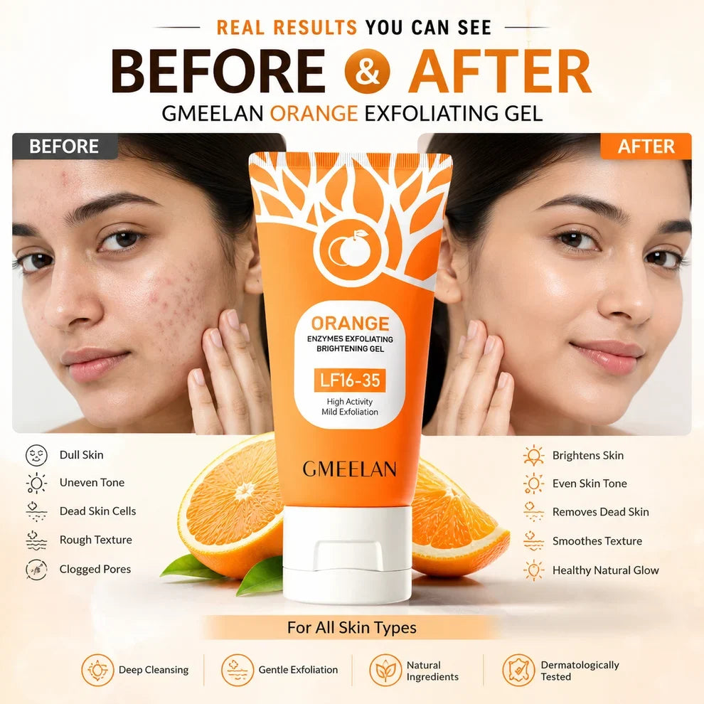Orange Enzyme Exfoliating Gel (Face & Body Gel)